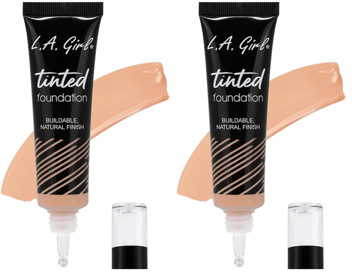 L.A. Girl Tinted Foundation - Medium Beige | Flawless Coverage & Lightweight Formula