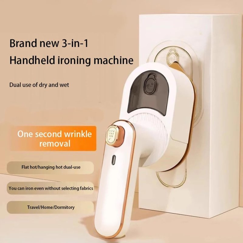 Iron for clothes, Small Steam Clothing Irons Foldable Mini, Portable Clothes Steamer Handheld for Wrinkle Removal, for Travel College Dorm Office Home Garment