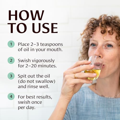 Banyan Botanicals Mint Daily Swish Organic Ayurvedic Oil Pulling Mouthwash
