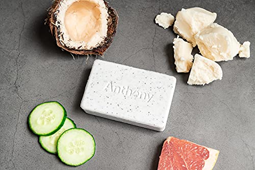 Anthony Men's Exfoliating Soap Bar with Grapefruit & Moisturizing Oils - 5 Oz, Pack of 1