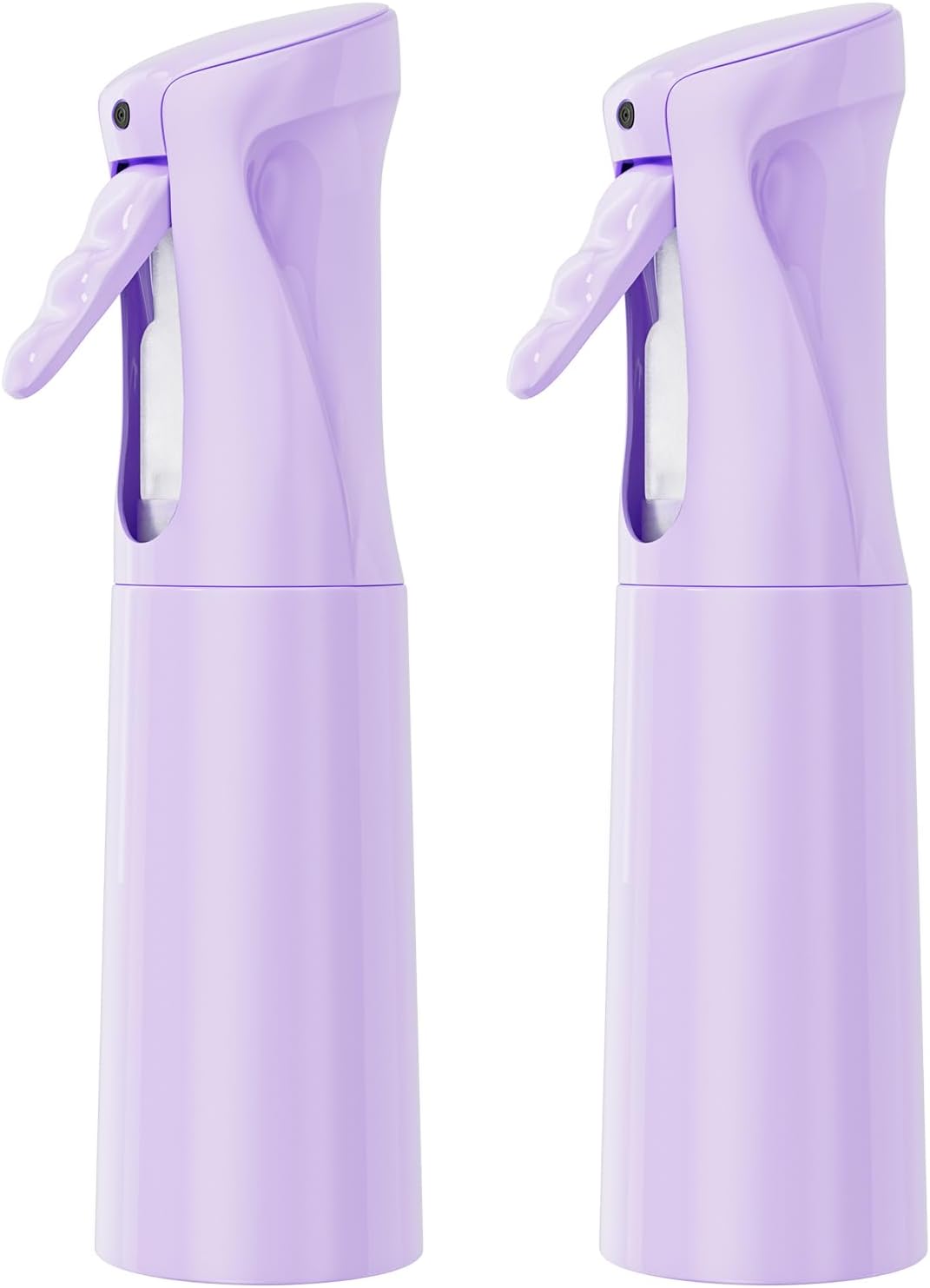 Continuous Spray Bottle for Hair - Ultra Fine Water Mister | 10.1oz/300ml, 2 Pack for Styling & Gardening