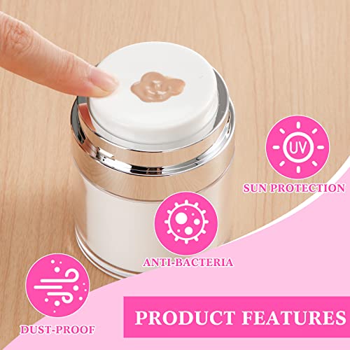 Airless Pump Jar - 1.7 oz Refillable Acrylic Cosmetic Container