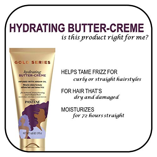 Pantene Gold Series Hydrating Butter-Cream 6.8 oz - Moisturizing Hair Treatment