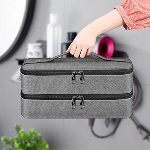 SITHON Travel Case for Shark FlexStyle & Dyson Supersonic Hair Dryer