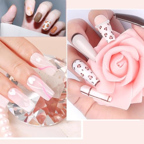 9-Piece Nail Art Brush Set - Dual-Ended Tools for DIY Designs
