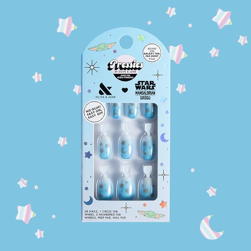 Olive & June Kids Star Wars Press-On Nails - 28 Non-Toxic Tabs