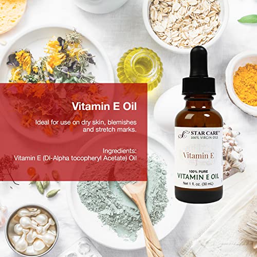 Vitamin E Oil 1 fl oz - 100% Pure Virgin Nourishing Skin & Hair Care