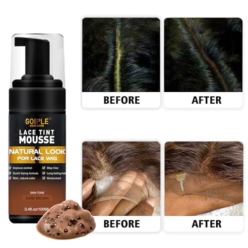 Goiple Complete Lace Wig Installation Kit with Tint Mousse & Melting Spray