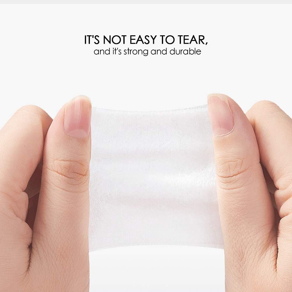 Ultra Thin Makeup Remover Cotton Pads - 1000PCS for Face, Lips & Eyes | Lint-Free Cleansing