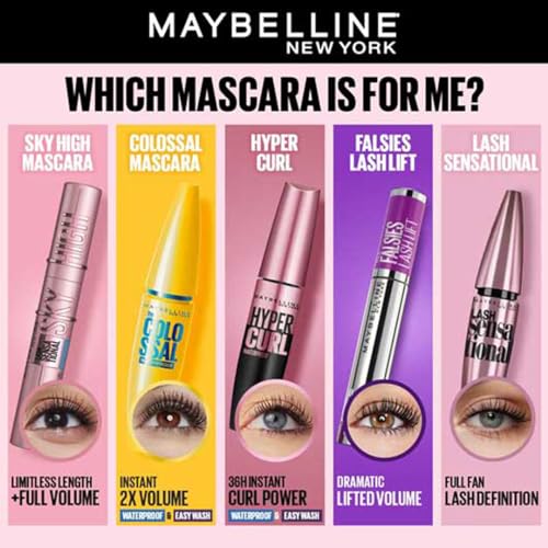 Maybelline Volum Express Hypercurl Mascara - Black, Washable