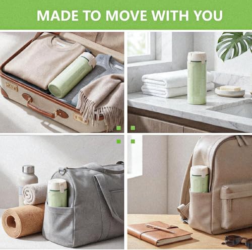 Travel Dispenser Set - 4 Pack 30ml Leak Proof Bottles, White