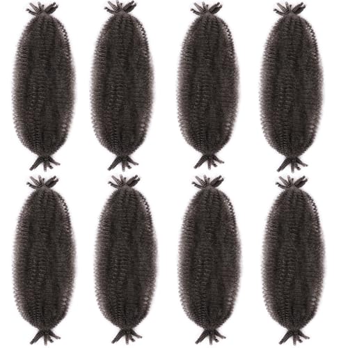 18 Inch Pre-Separated Springy Afro Twist Hair - 8 Packs (4#)