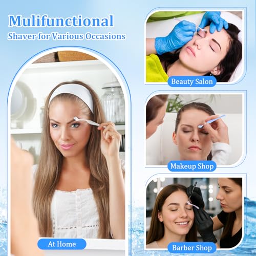 6Pcs Mini Eyebrow Razors for Women - Precision Facial Hair Trimmer