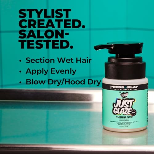 Doux JUST GLAZE Silkening Blowout Primer & Heat Protectant 4oz