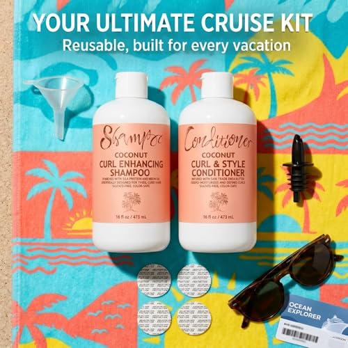 SpareCruise Hidden Liquor Shampoo Bottles - 32oz Discreet Travel Flasks