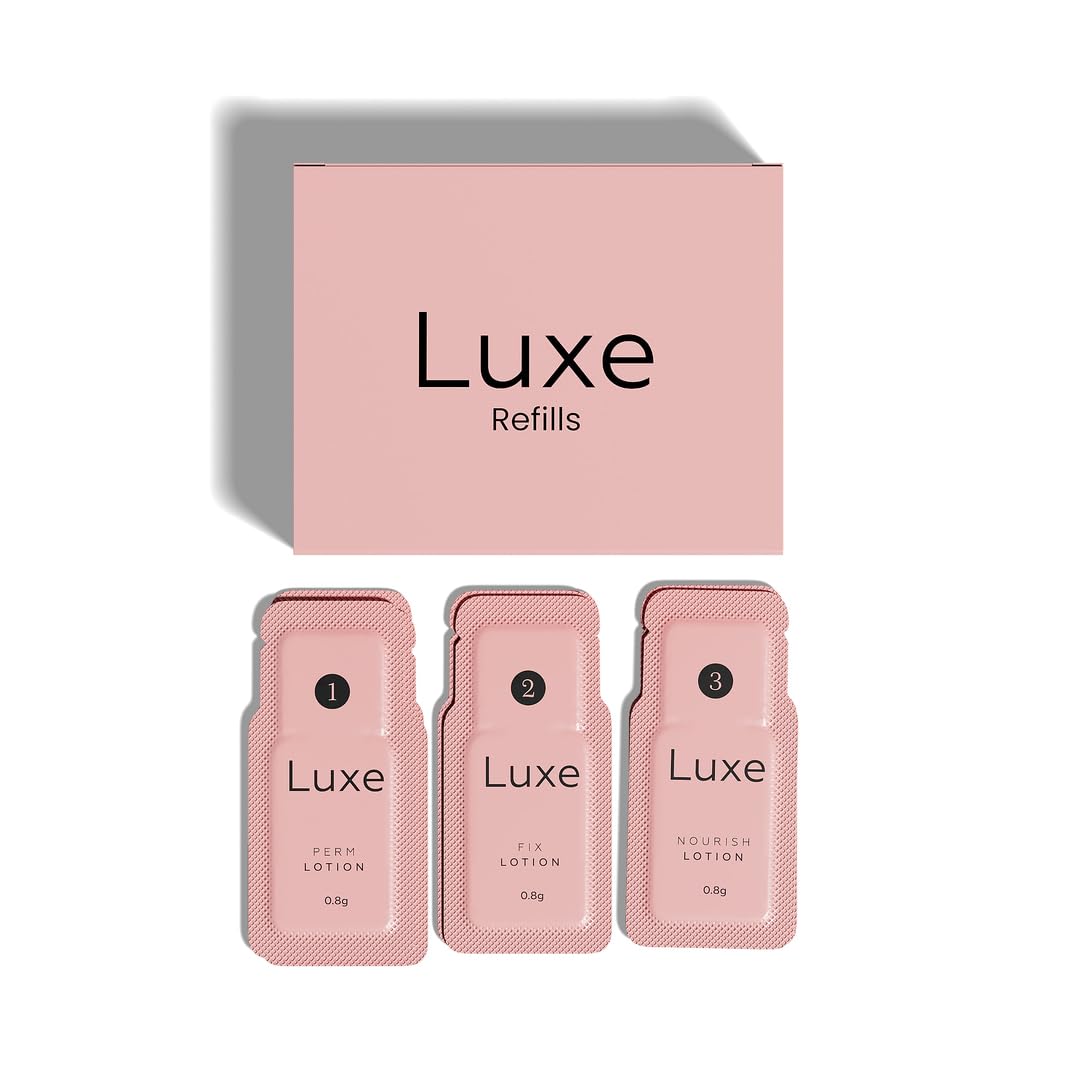Eyelash Lift Kit - DIY Home Application for Long-Lasting Curled Lashes | 3 Complete Sets + 3 Refills