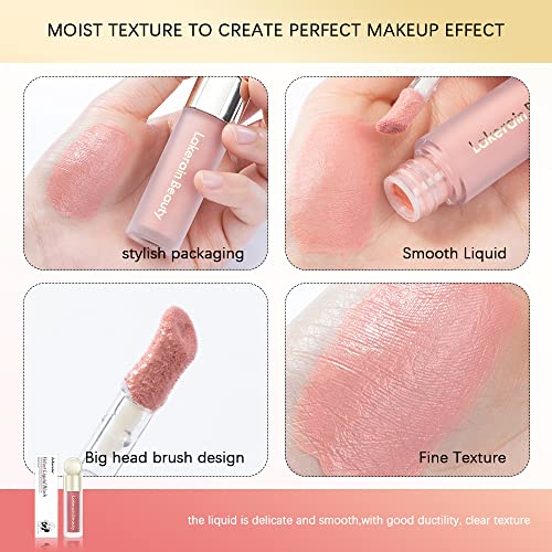 RILIMIOO Liquid Blush Stick - Waterproof Matte Cream Blush