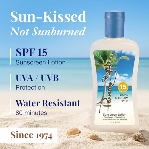 Panama Jack Sunscreen Lotion SPF 15 - 6 Fl Oz Water Resistant