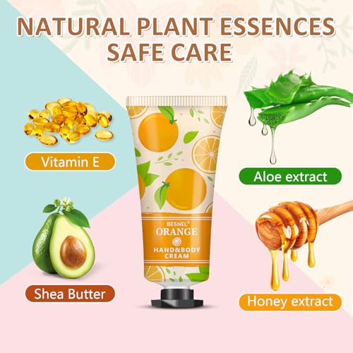 24 Pack Mini Hand Cream Gift Set - Moisturizing Lotion for Dry Hands