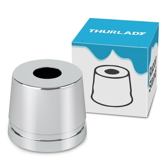 THURLADY Safety Razor Stand, Safety Razor Holder (Bright Silver)