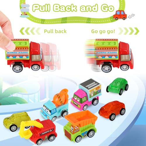 Kids Bath Bombs with Surprise Cars - 6 Pack Bubble Bath Fizzies for Boys & Girls