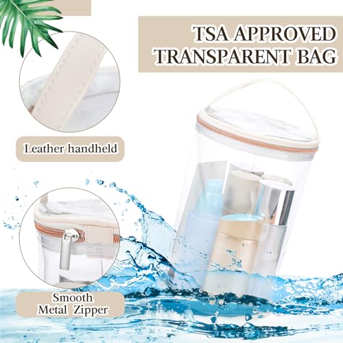 Sanwuta Clear Lotion Bag - White Makeup & Toiletry Organizer
