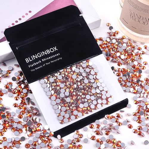 Fire Phoenix SS20 Glass Flatback Rhinestones - 1440pcs, 4.6-4.8mm