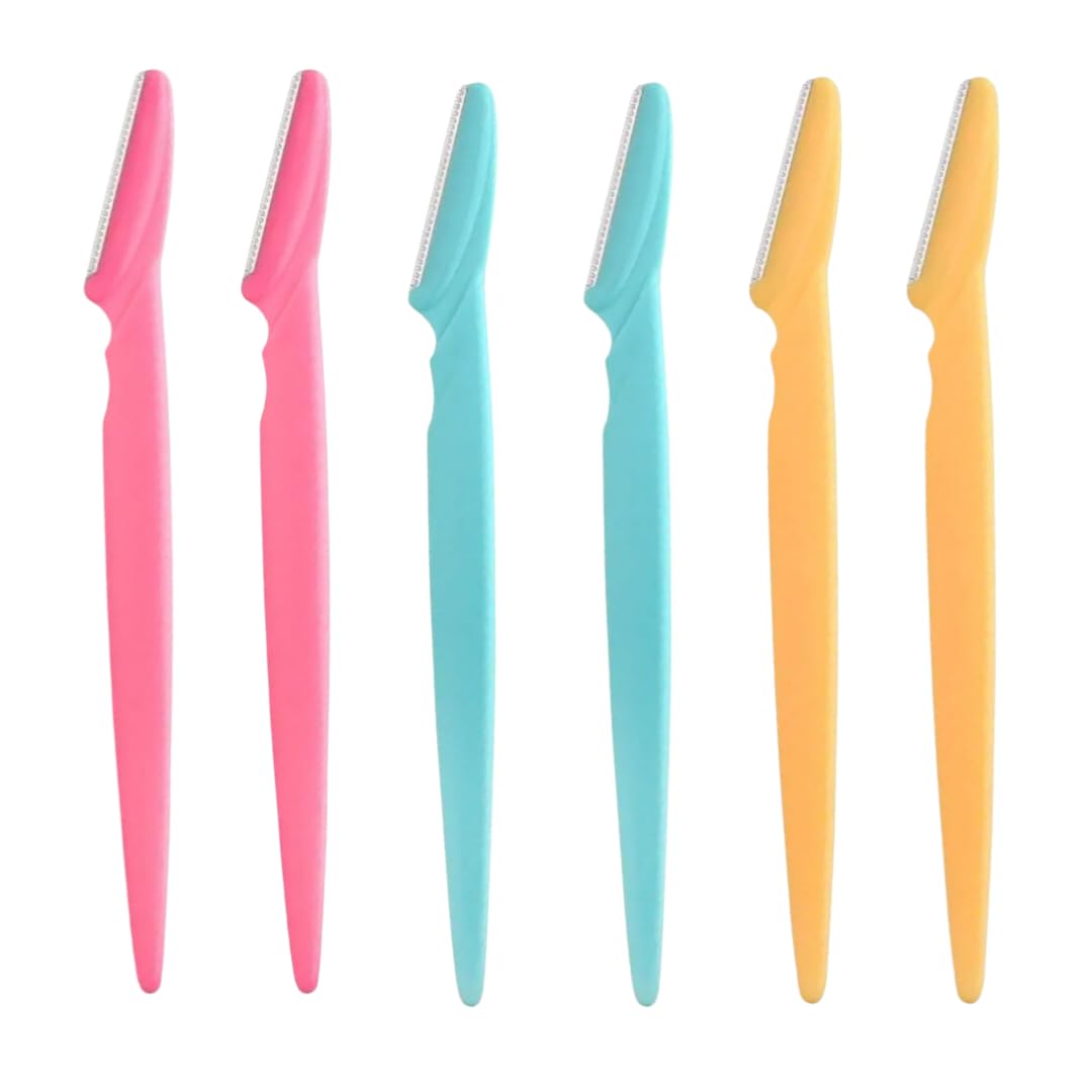 6 PC Eyebrow Razor Demaplane Tool for Women & Men Facial Eyebrow Trimmer Shaper Facial Hair Remover
