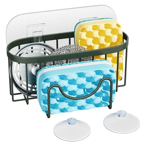 HapiRm M-Shaped Kitchen Sink Caddy - Rustproof Stainless Steel Organizer