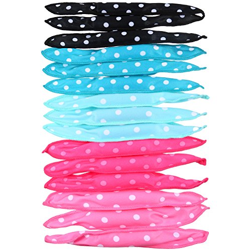 Bememo 40-Piece Multicolor Soft Foam Hair Rollers for Overnight Curls