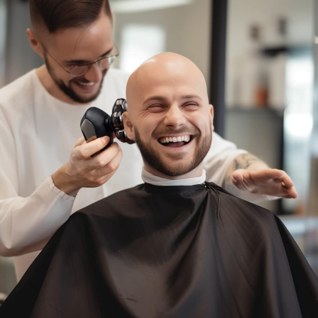Head Shaver for Bald Men - 5-in-1 Electric Razor | IPX7 Waterproof Grooming Kit, Turbo Speed & Precision Blades - Little Gold