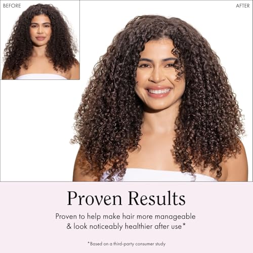 Rizos Curls Travel Refresh & Detangle Spray - Moisturizing Leave-In with Coconut Oil, Aloe Vera & Shea Butter, 2.5 oz