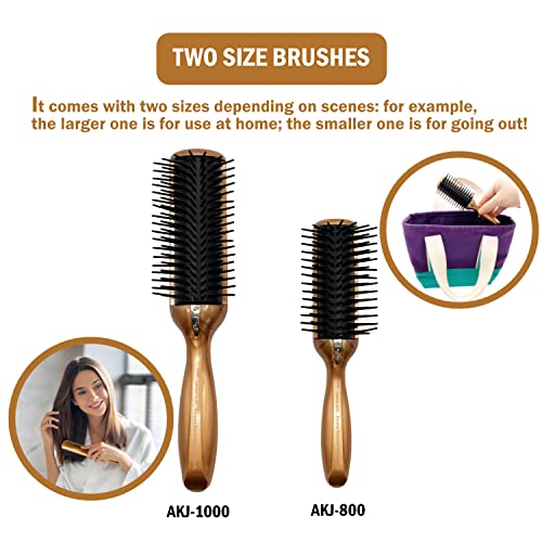 VESS Anti-Static Blow Dryer Brush - Large Professional Detangling Hairbrush