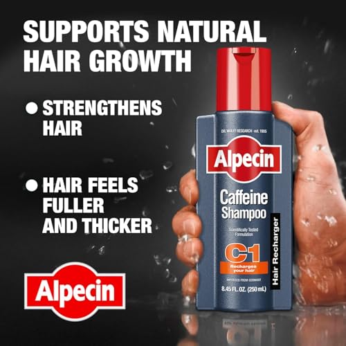 Alpecin C1 Caffeine Shampoo for Natural Hair Growth - 8.45 fl oz