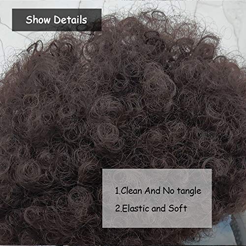 Yinmei Baibian Large Afro Puff Ponytail Extension Kinky Curly Drawstring Hair for Black Women