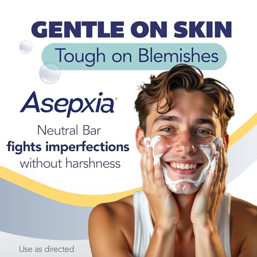 Asepxia Hypoallergenic Acne Treatment Bar Soap with Salicylic Acid - 4 Oz, 2 Pack