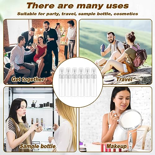 6 Pack 5ml Refillable Mini Spray Bottles for Travel & Perfume