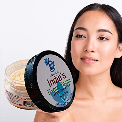 Turmeric Facial Scrub for Blackheads & Acne - 2 oz Natural Exfoliant for Clear Skin