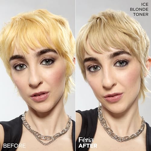 L'Oreal Paris Feria Ice Blonde Hair Toner - Ammonia Free, Demi-Permanent