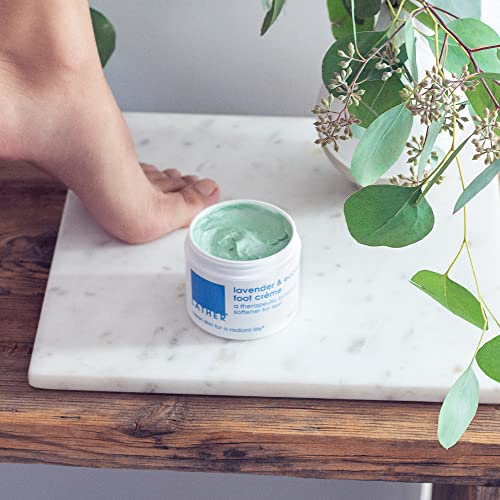 LATHER Lavender & Eucalyptus Foot Cream for Cracked Heels – Moisturizing 4 oz