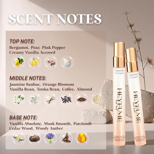Pheromone Perfume for Women - Creamy Vanilla Amber Musk Mini Spray