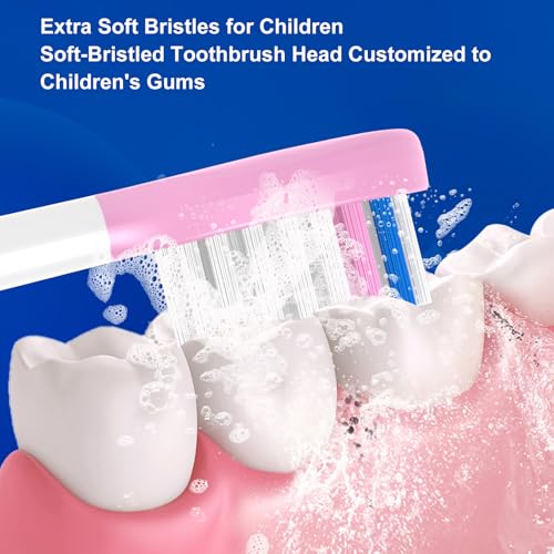 Kids Replacement Heads for Philips Sonicare, 10 Pack, Ages 7+ – Soft Bristles, Deep Cleaning