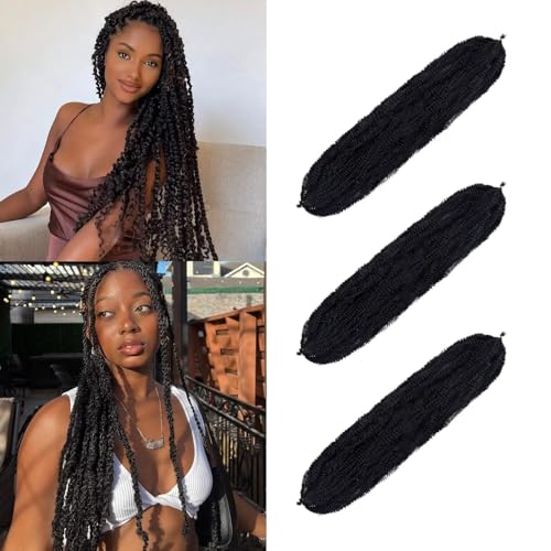 GOWIT 30 Inch Pre-Separated Spring Afro Twist Crochet Hair Extensions