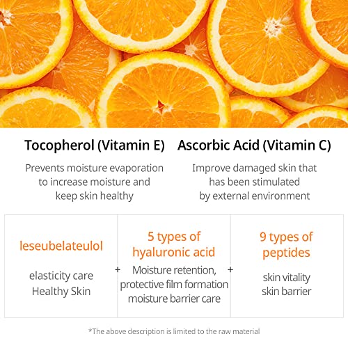JMsolution Glory Aqua Vitamin C Mask - Brightening Sheet Mask (10 Sheets)