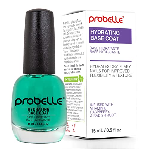 Probelle Hydrating Base Coat for Dry & Brittle Nails - Nourishing Formula