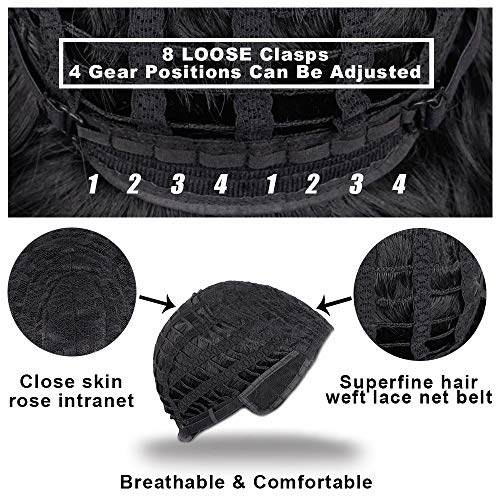 Andromeda 10-Inch Hot Pink 70s Afro Wig - Kinky Curly Heat-Resistant Fiber