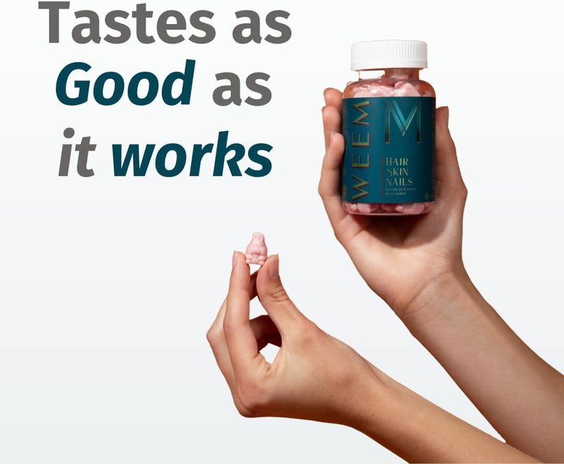 Hair Skin and Nails Gummies - Vegan Biotin for Healthy Hair, Skin & Nails | Extra Strength (3)