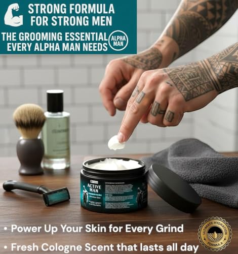 VITALSKINOIL Cologne Scented Body Butter for Men - Shea & Cocoa Butter