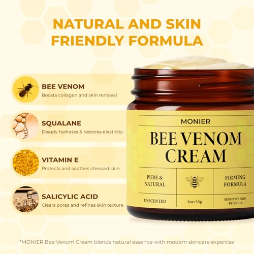 MONIER Bee Venom Cream - Hydrating & Firming Skin Treatment