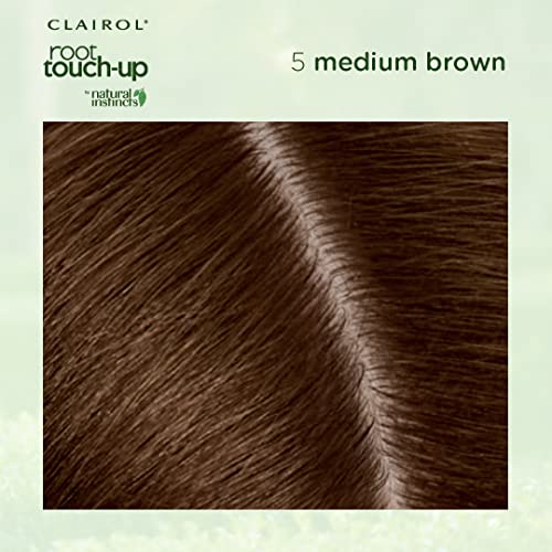 Clairol Root Touch-Up Permanent Hair Dye, 5 Medium Brown